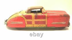 WYANDOTTE TOYS WOODY CONVERTIBLE TOY CAR PRESSED STEEL VINTAGE 1930s 12