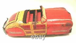 WYANDOTTE TOYS WOODY CONVERTIBLE TOY CAR PRESSED STEEL VINTAGE 1930s 12