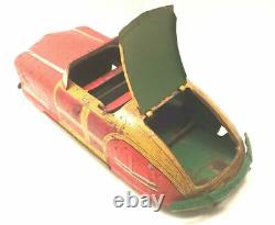 WYANDOTTE TOYS WOODY CONVERTIBLE TOY CAR PRESSED STEEL VINTAGE 1930s 12