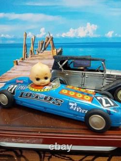 Wind-up tin car Kewpie car Showa retro nostalgic original custom antique JP