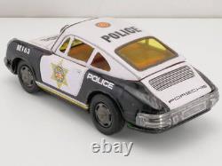 Yone Japan Porsche 911 901 USA Police Friction Tin Car 60er 1703-04-18