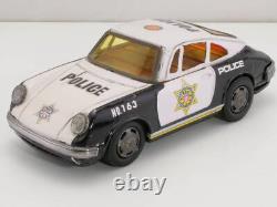 Yone Japan Porsche 911 901 USA Police Friction Tin Car 60er 1703-04-18