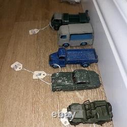 -vintage Set Of 5 Rare Dinky Toys Us Army Vehicles